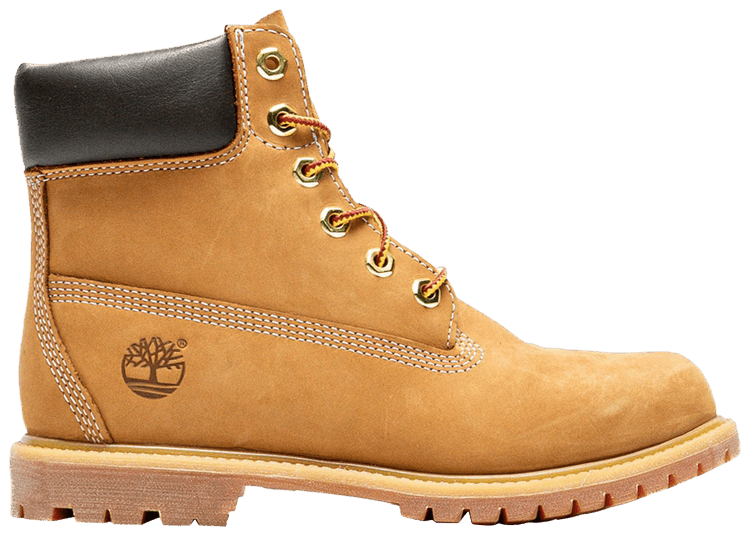 Timberland Wmns 6 Inch Lace Up Premium Waterproof Boot Wheat