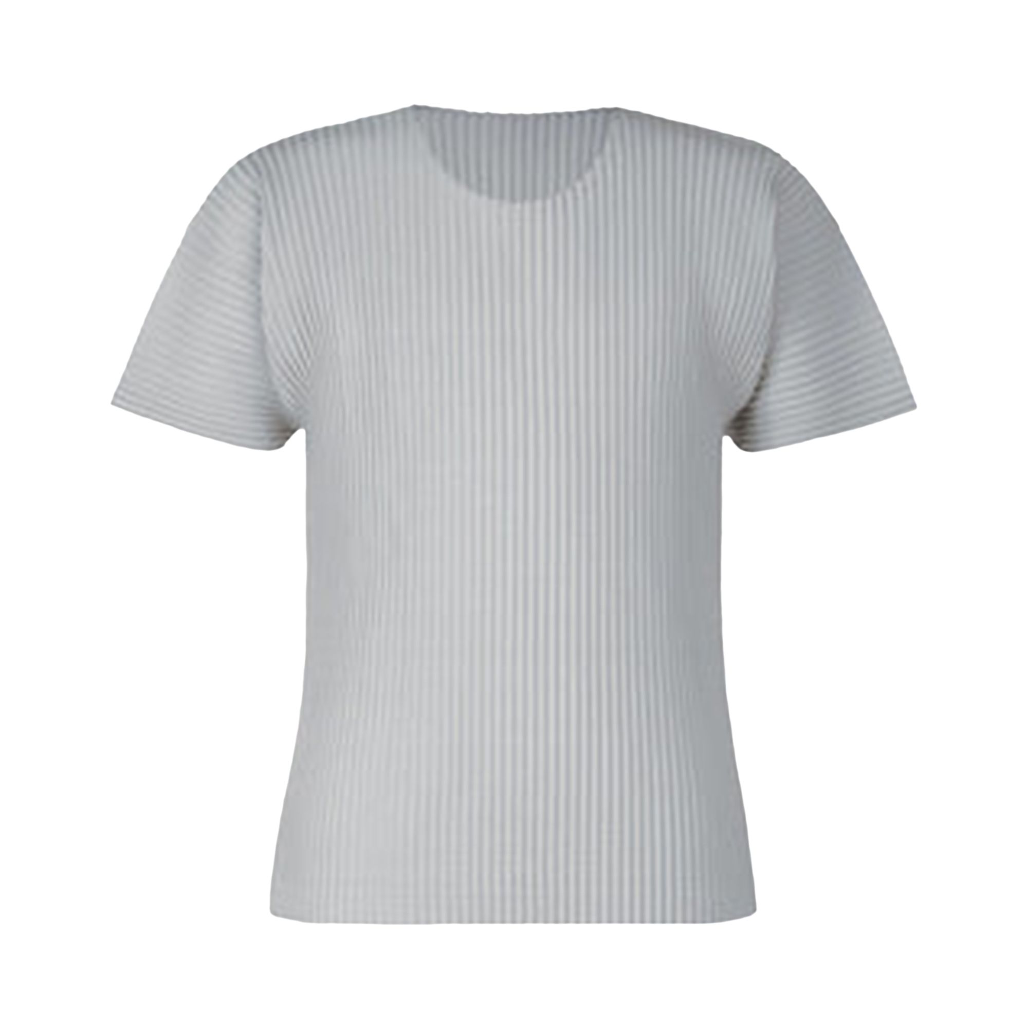 Pre-owned Issey Miyake Pleats Please Basics Shirt 'light Grey' | Women's Size 3