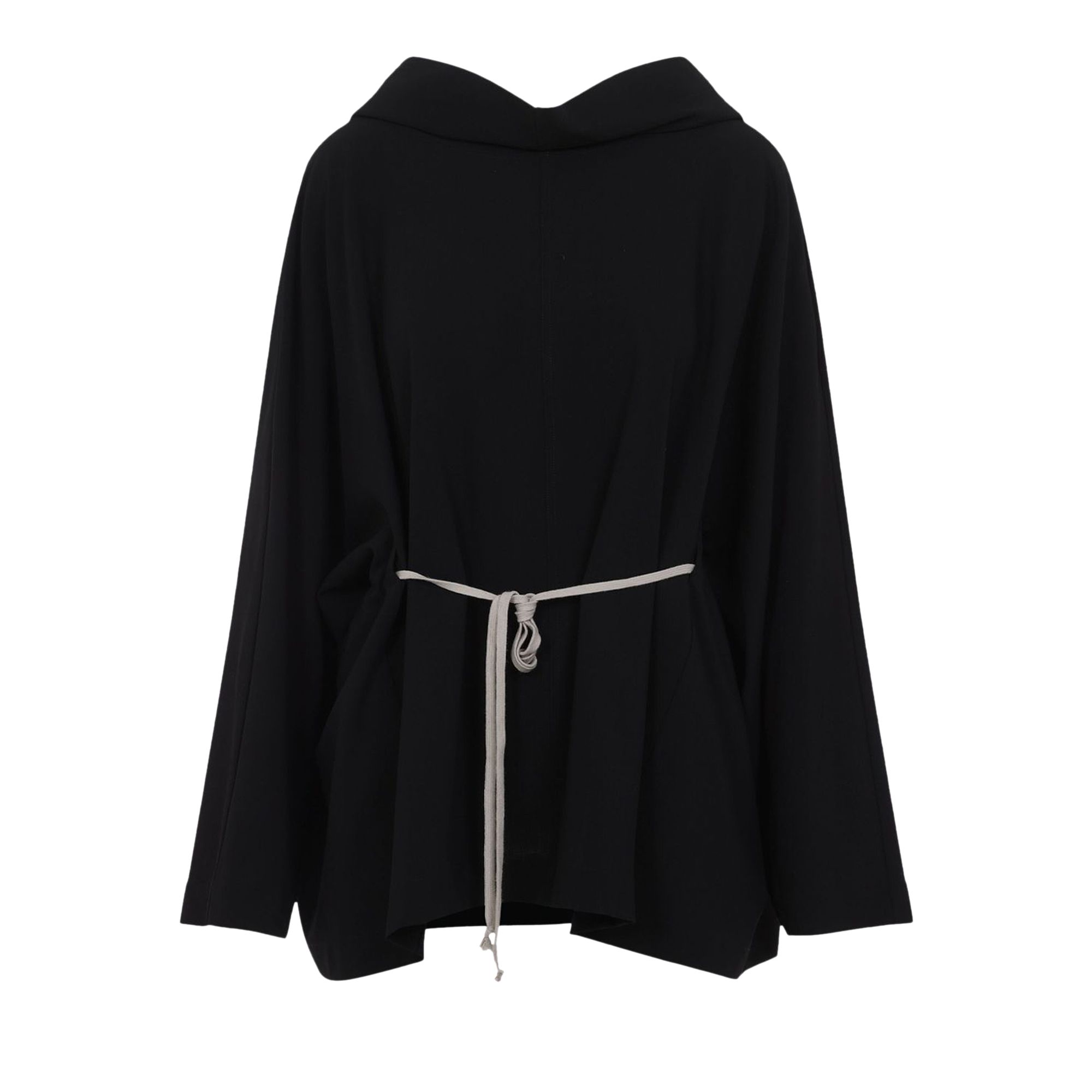 Pre-owned Rick Owens Hollywood Runway Hooded Tunic 'black' | Women's Size Onesize