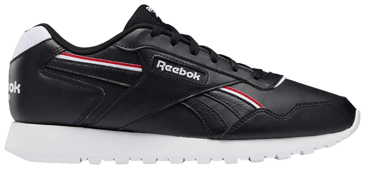 Reebok Glide Vegan Black White Vector Red