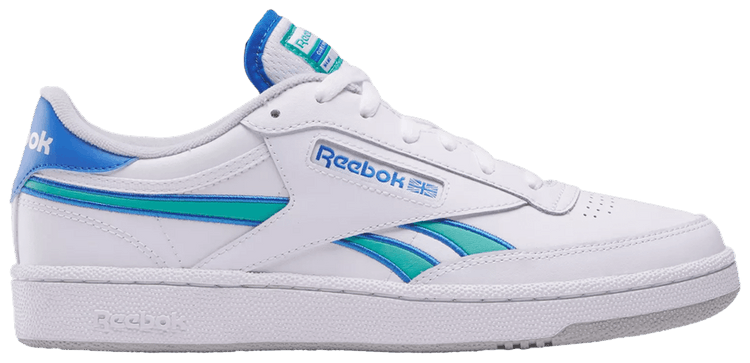 Reebok Club C Revenge White Kinetic Blue Green