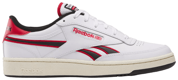 Reebok Club C Revenge White Vector Red Black