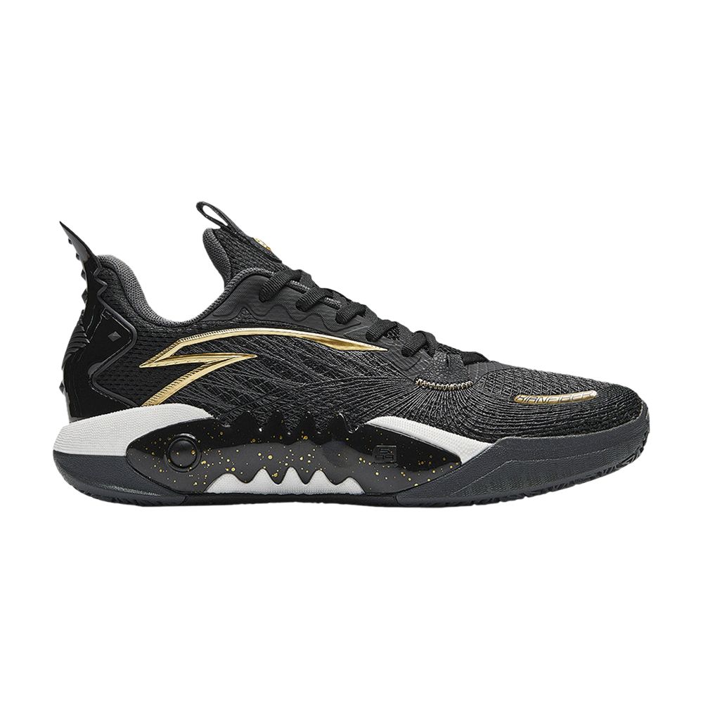 Pre-owned Anta Shock Wave 5 V2 'black Gold' | Men's Size 7