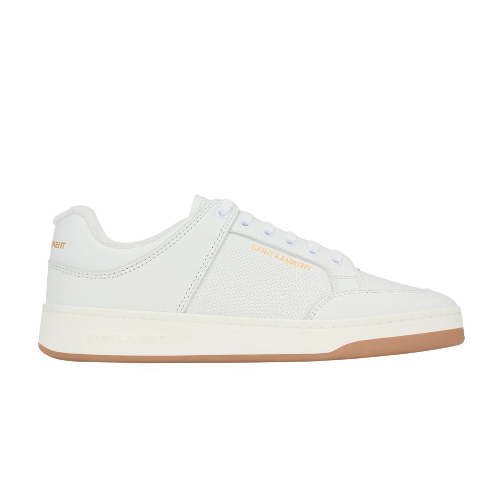 Pre-owned Saint Laurent Sl-61 Low 'white Gum Perforated' | Men's Size 41