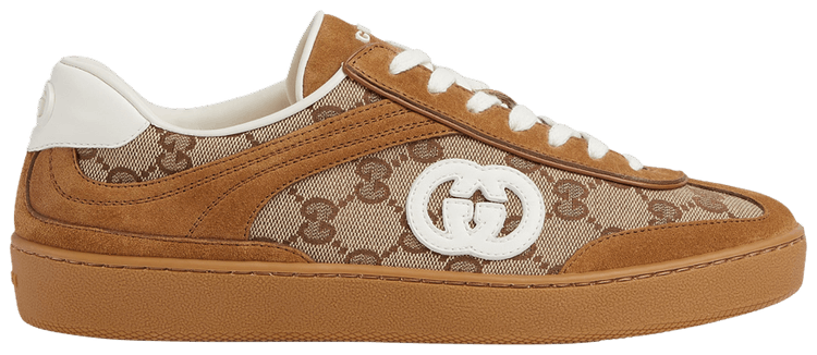 Gucci Wmns G75 Interlocking G   Brown Suede