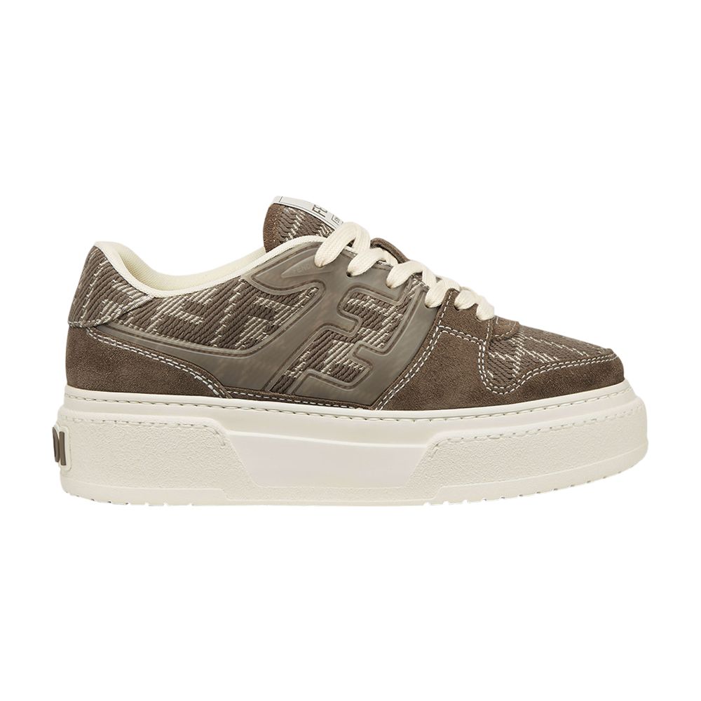 Pre-owned Fendi Wmns Match Platform 'ff Motif - Taupe' | Brown | Women's Size 37.5
