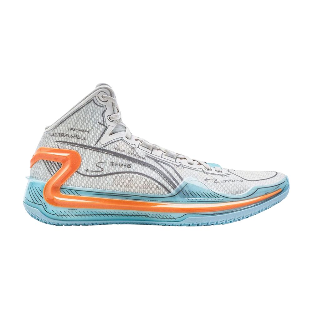 Li-Ning Liren 4 'Manuscript' | White | Men's Size 10.5 - ABAT095-4
