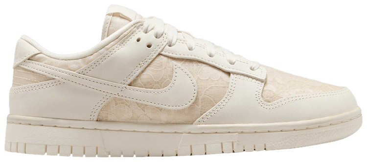 NIKE ☆ Dunk Low Women’s ‘Lace Pack’ Buy Wmns Dunk Low 'Lace Pack - Soft Pearl' - HJ5870 100 | GOAT