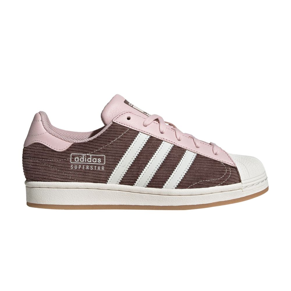 adidas Wmns Superstar 'Sandy Pink Earth Strata Corduroy' | Brown | Women's Size 4.5 - IG2153