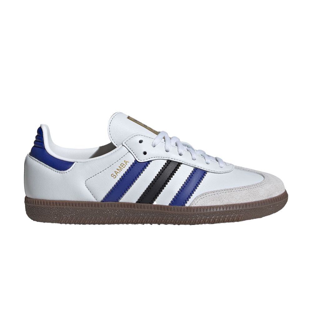 adidas Samba OG J 'White Active Blue Black' | Kid's Size 4 - IH5580