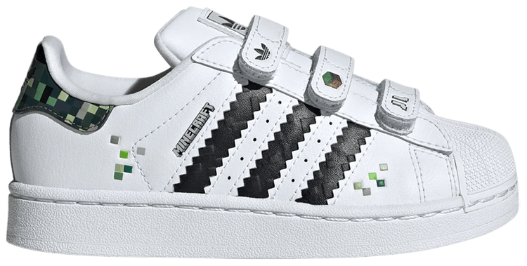 Minecraft x adidas Superstar 2 C Creeper