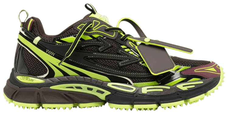 Off White Be Right Back Chocolate Brown Green