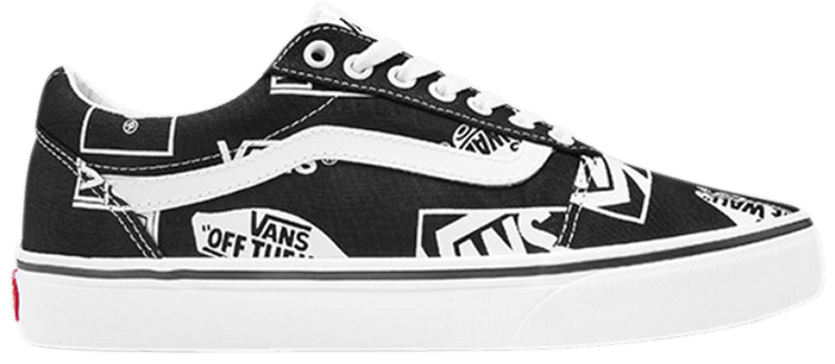 Vans Ward Logo Mix   Black White