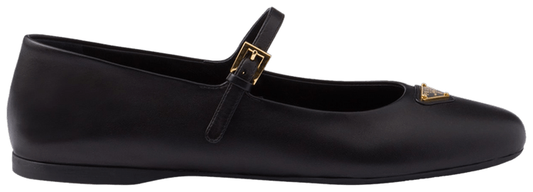 Prada Wmns Nappa Leather Ballerinas Black