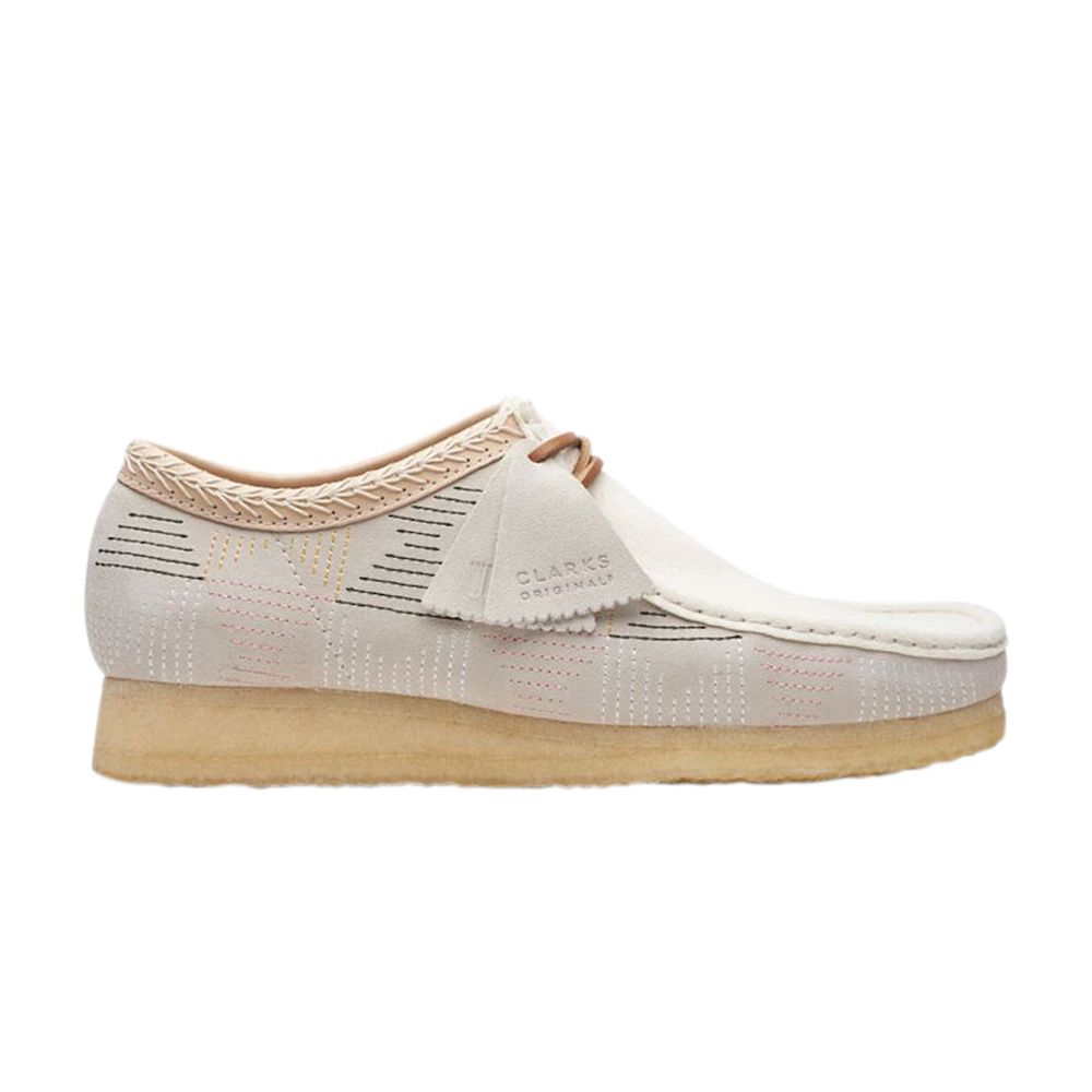 Clarks Wallabee 'Sashiko' | Cream | Men's Size 12 - 261-65014