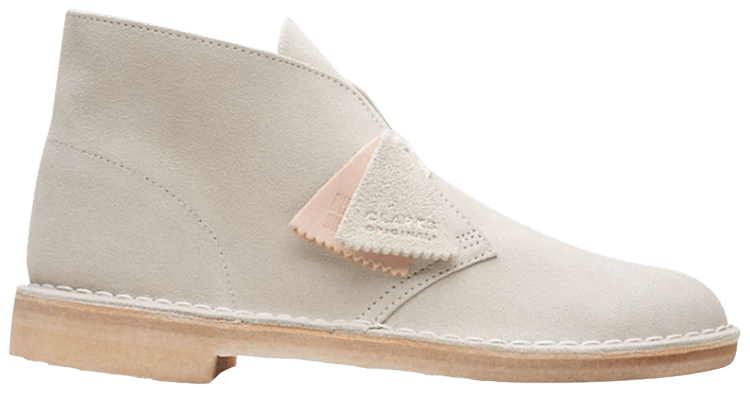 Clarks Desert Boot Off White Suede