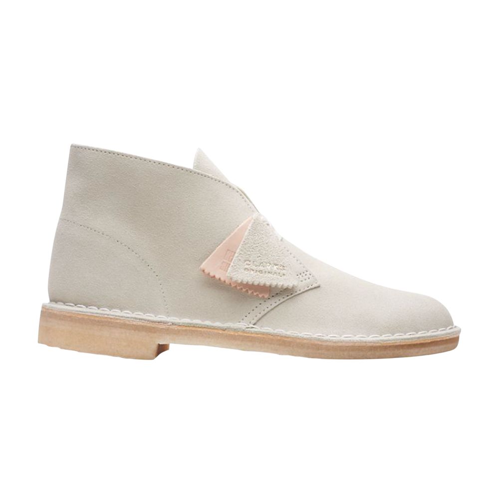 Pre-owned Clarks Desert Boot 'off White Suede' | Cream | Men's Size 7.5