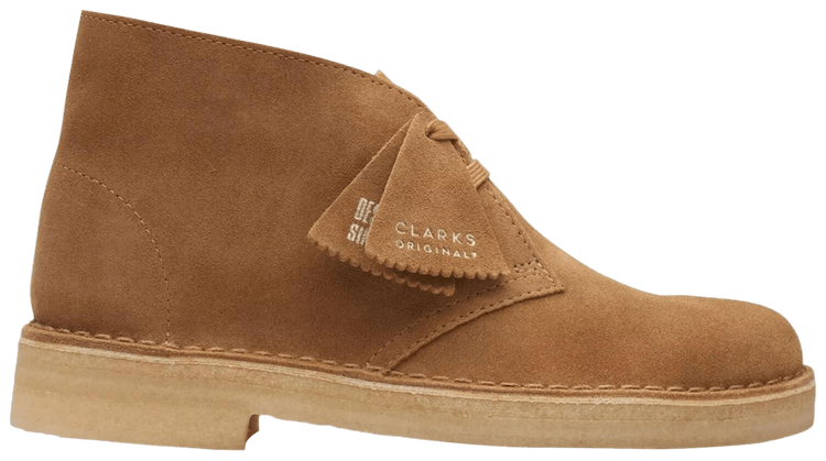 Clarks Wmns Desert Boot Dark Sand Suede