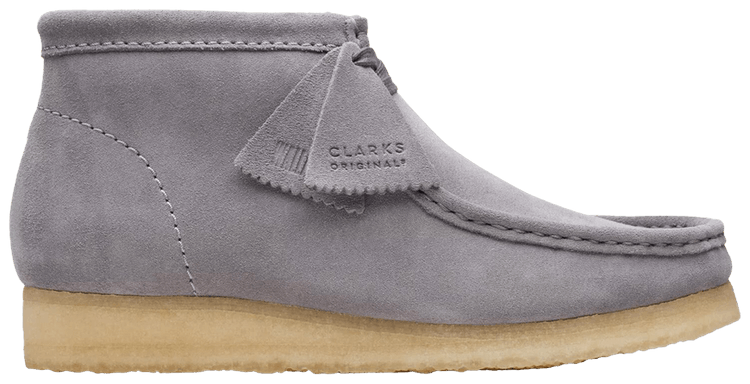 Clarks Wallabee Boot Grey Suede