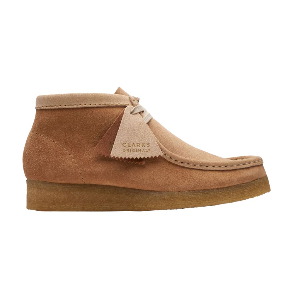 Pre-owned Clarks Wmns Wallabee Boot 'tan Combination' | Women's Size 8.5 In Brown