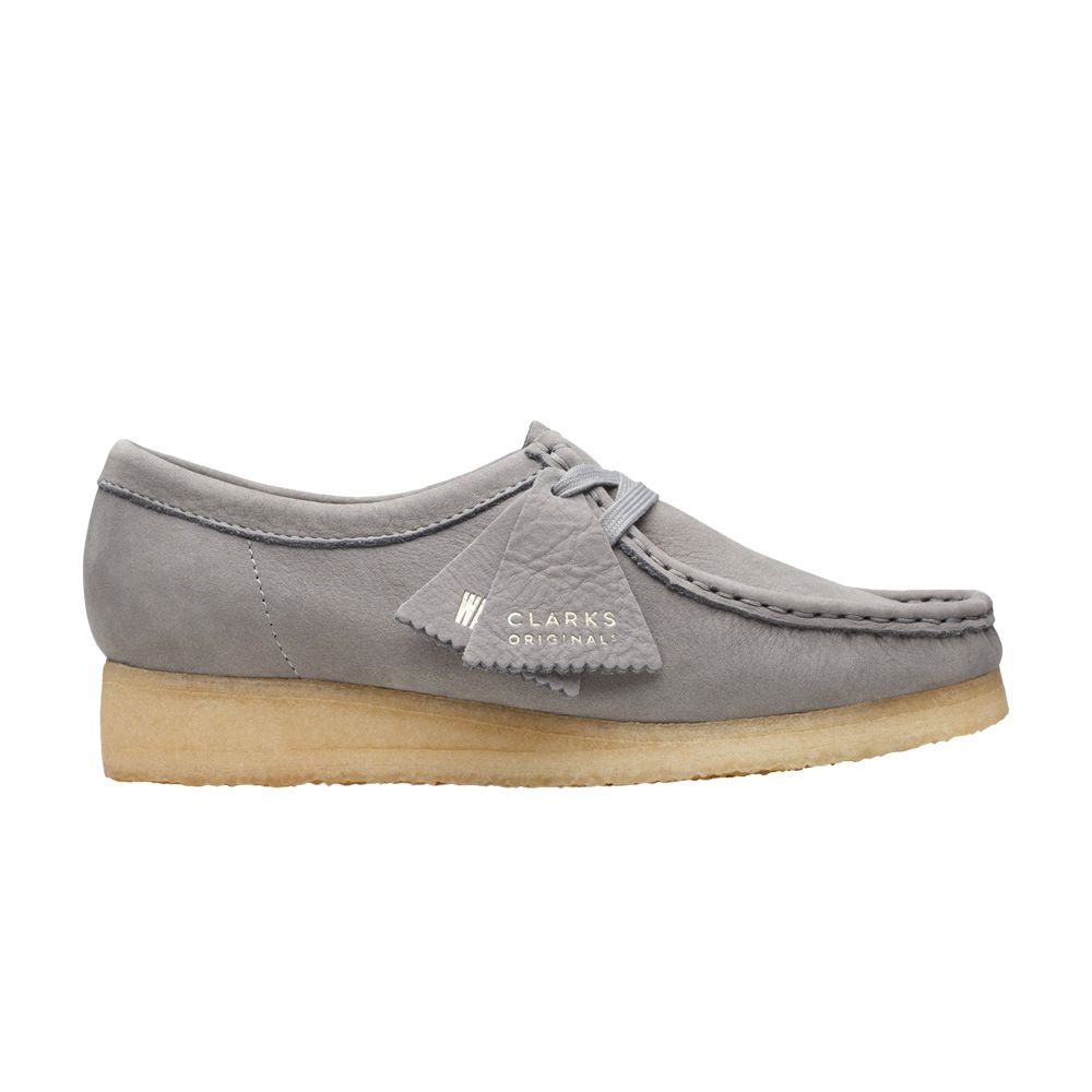 Pre-owned Clarks Wmns Wallabee 'grey Nubuck' | Women's Size 9