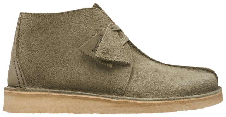Clarks Desert Trek High Forest Green Suede