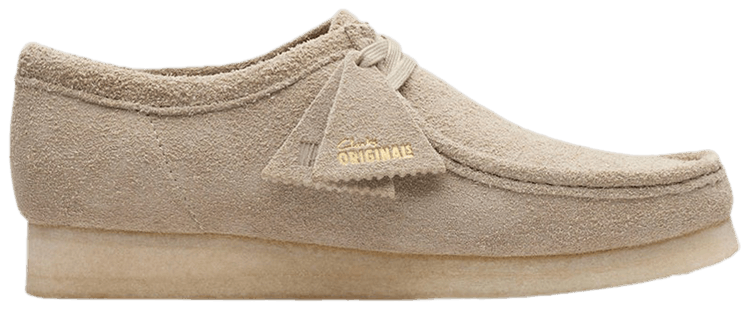 Clarks Wallabee Pale Grey Suede