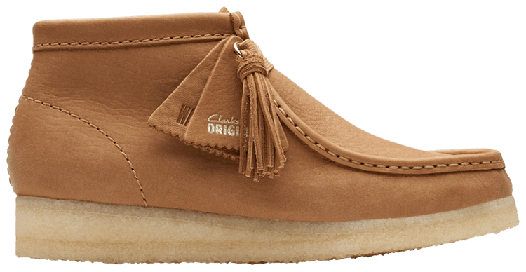 Clarks Wmns Wallabee Boot Tan Leather