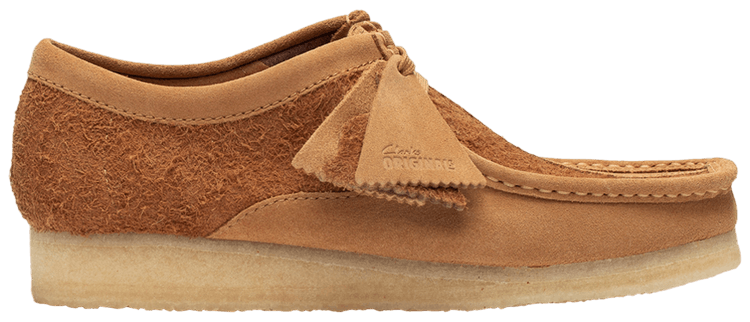 Clarks Wallabee Tan Hairy Suede