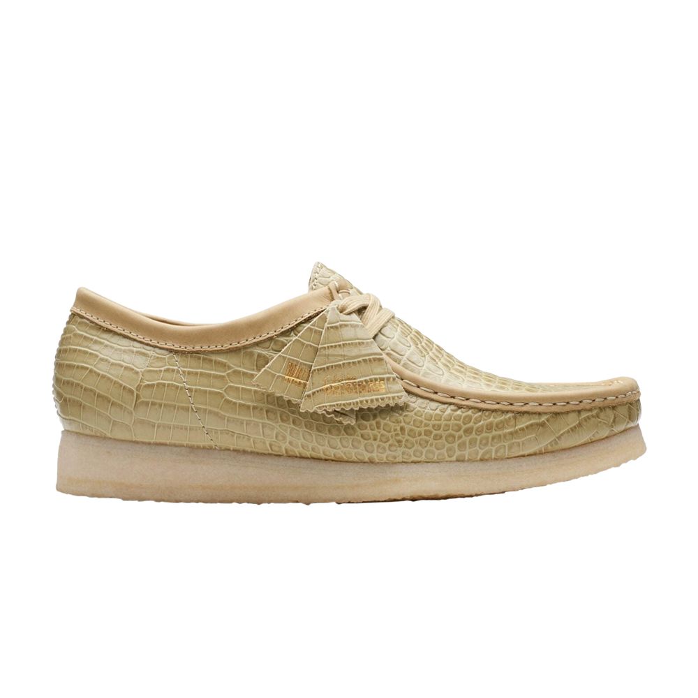 Pre-owned Clarks Wallabee 'maple Croc' | Tan | Men's Size 7 In Brown