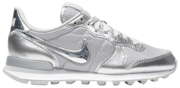 Nike Wmns Internationalist Premium Metallic Silver