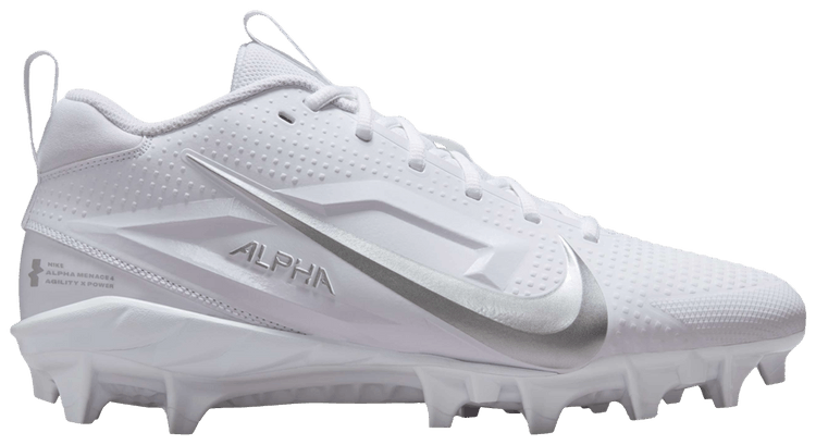 Buy Alpha Menace 4 Varsity 'White Metallic Silver' - FN0027