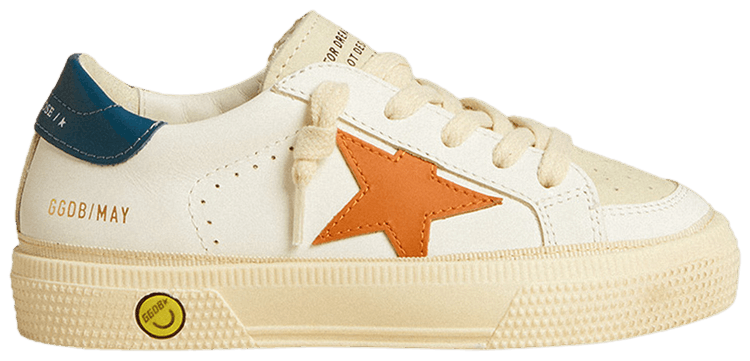 Golden Goose May Kids White Orange Blue