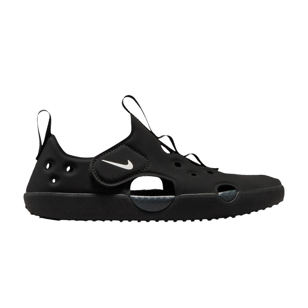 Pre-owned Nike Sunray Protect 4 Ps 'black White' | Kid's Size 13