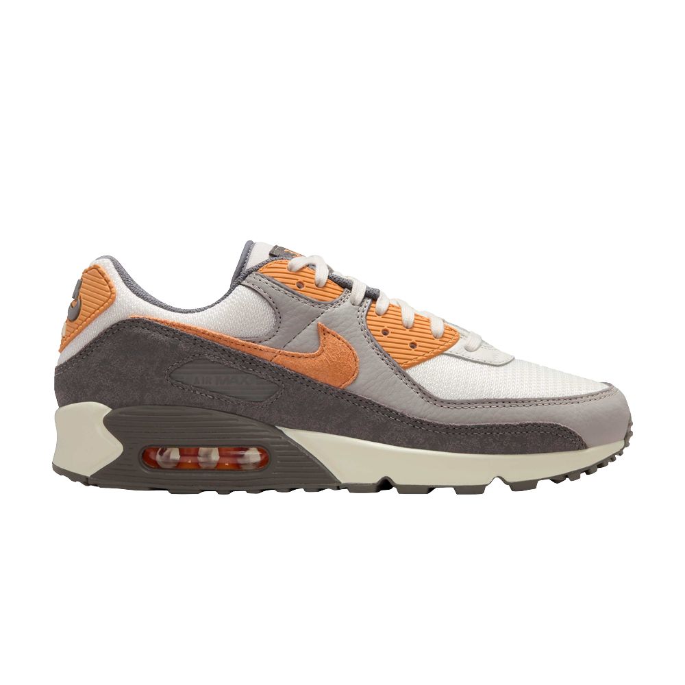 Nike Air Max 90 Premium 'Flat Pewter Copper Moon' | Grey | Men's Size 8.5 - IB7467-029
