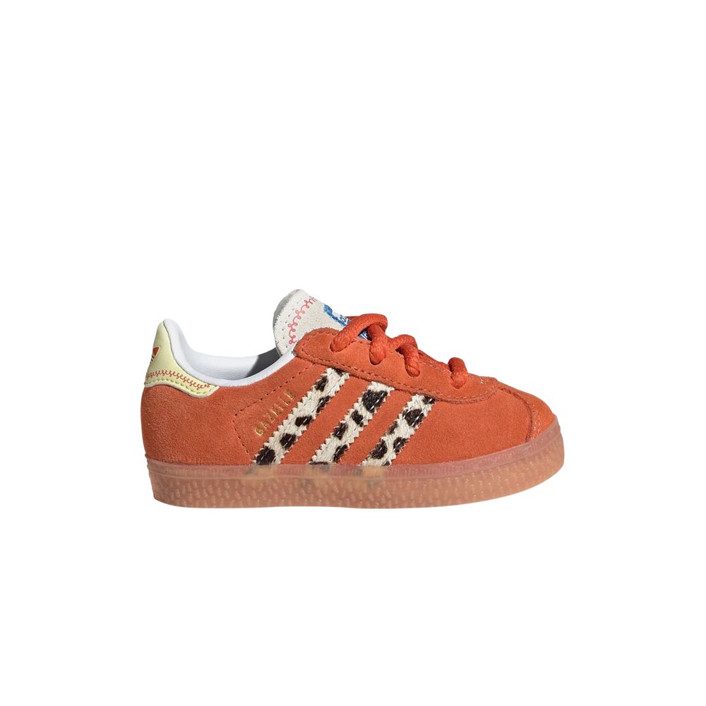 Pre-owned Adidas Originals Adidas Toy Story X Gazelle Comfort Closure El I 'jessie' | Orange | Infant Size 6