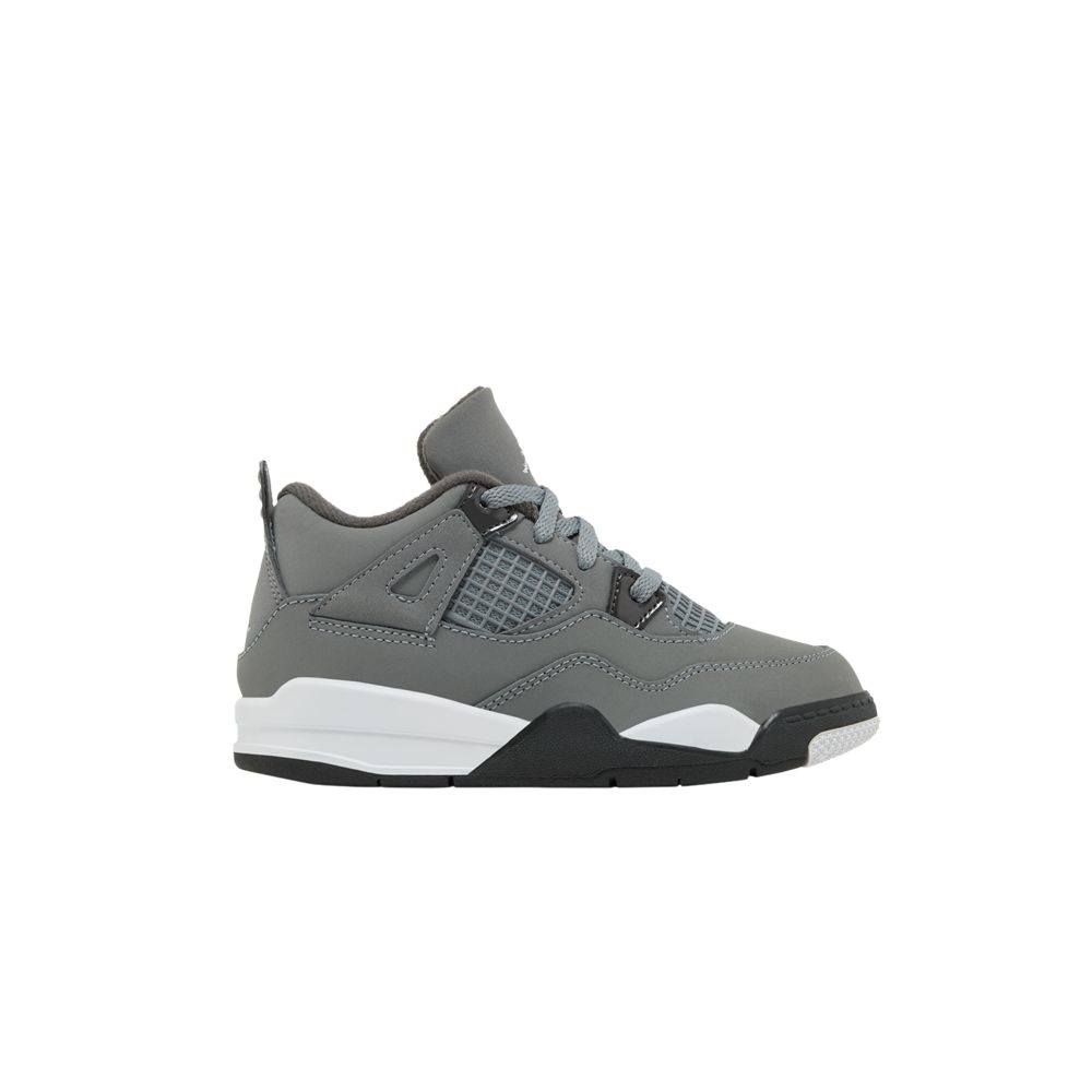 Pre-owned Air Jordan 4 Retro Td 'cool Grey' 2019 | Infant Size 7 In Gray