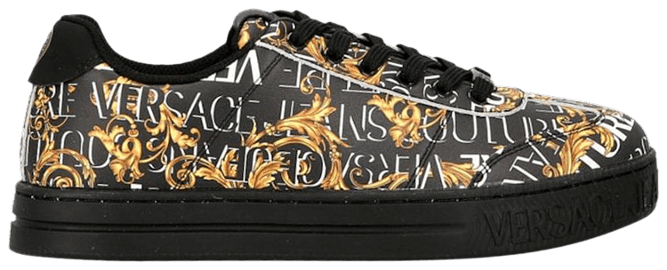 Versace Court 88 Black Baroque Print