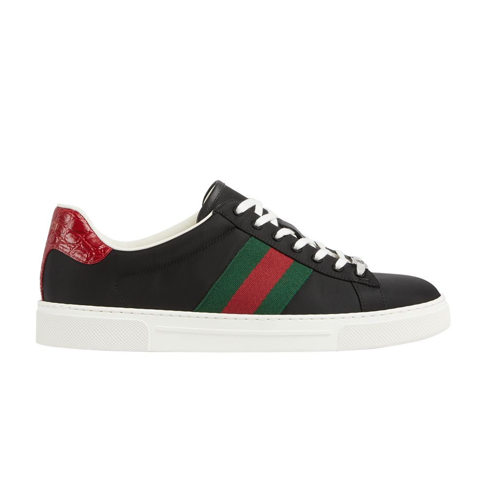 Gucci Ace Sneaker 'Black Nylon' | Men's Size 6 - 800891-FADSP-1076