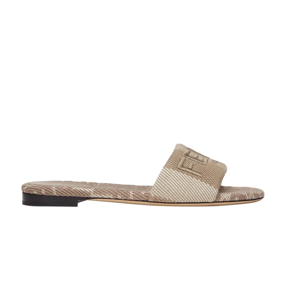 Pre-owned Fendi Wmns Sunshine Slide 'grey Denim Effect' | Women's Size 37