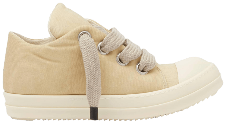 RICK OWENS | JUMBOLACED SNEAKERS PARCHMENT/MILK スニーカー Buy Rick Owens DRKSHDW Jumbo Lace Puffer Low 'Parchment Milk