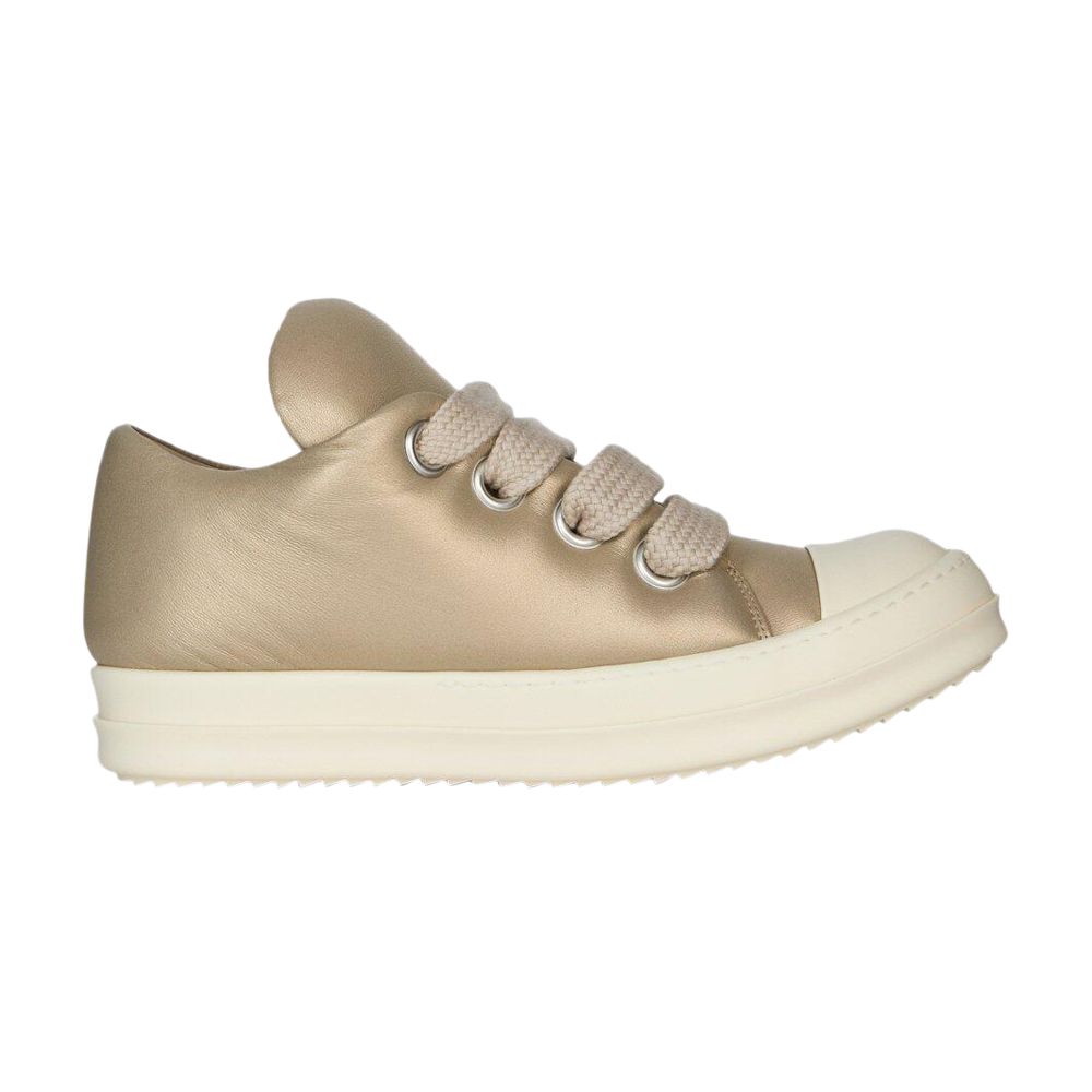 Pre-owned Rick Owens Wmns Hollywood Runaway Jumbo Laced Low 'gold' | Women's Size 37.5
