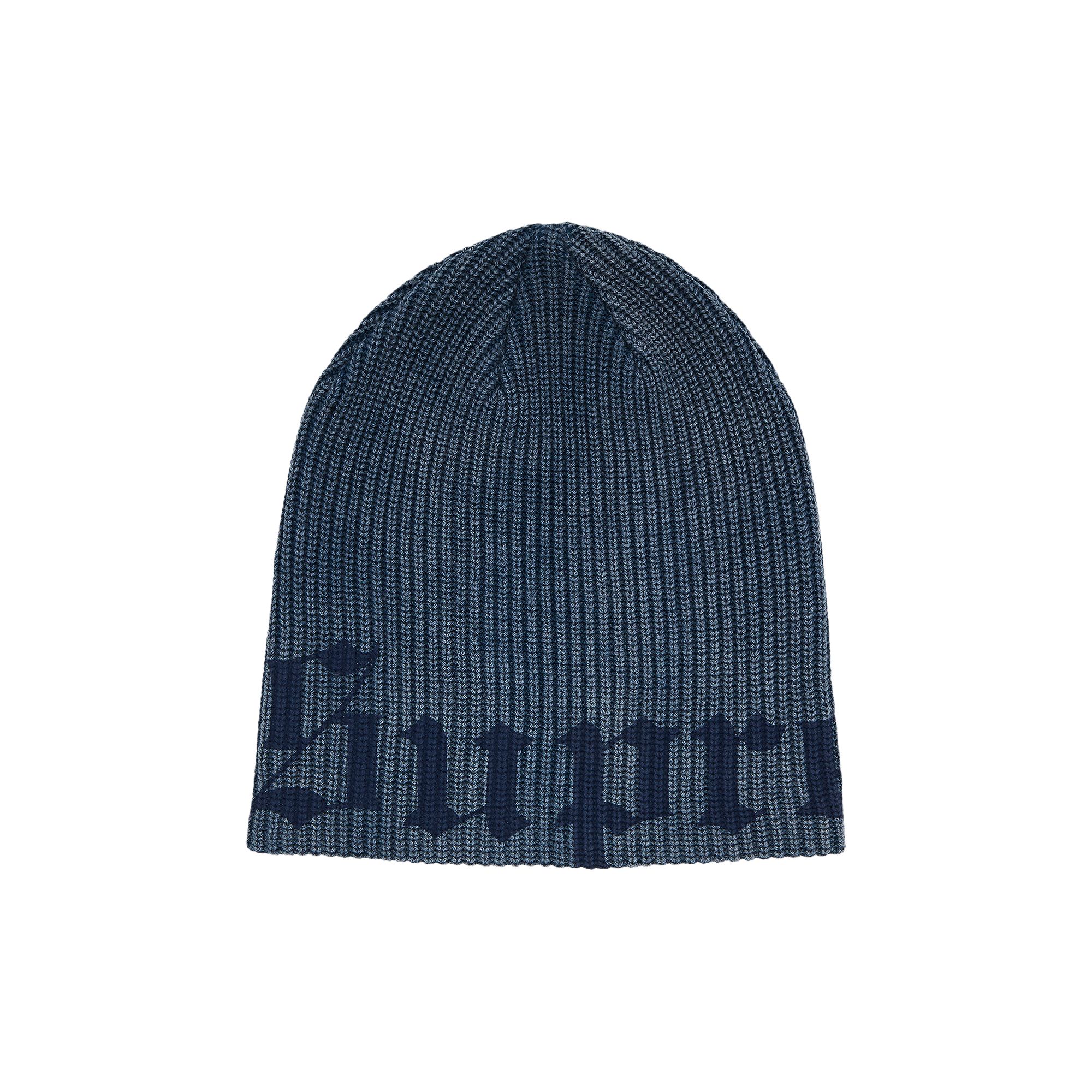 Pre-owned Supreme Old English Printed Beanie 'slate' | Blue | Men's Size Onesize