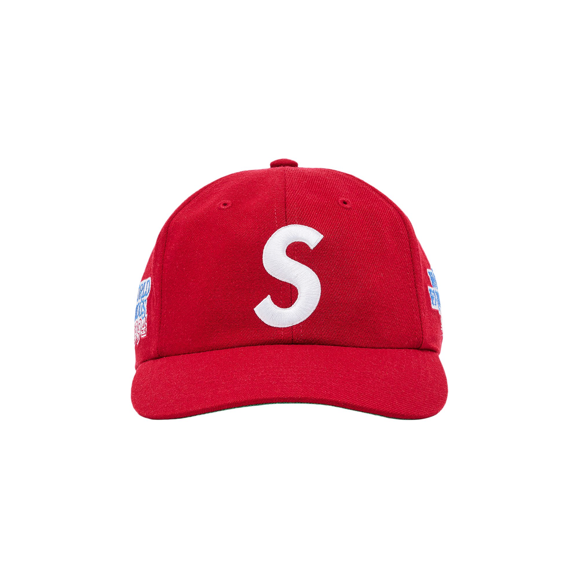 Pre-owned Supreme World Famous S Logo 6-panel 'red' | Men's Size Onesize