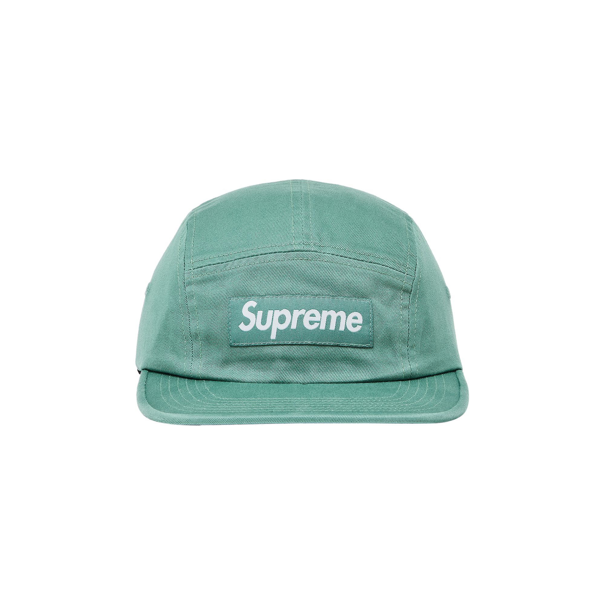 Pre-owned Supreme Washed Chino Twill Camp Cap 'sage' | Green | Men's Size Onesize