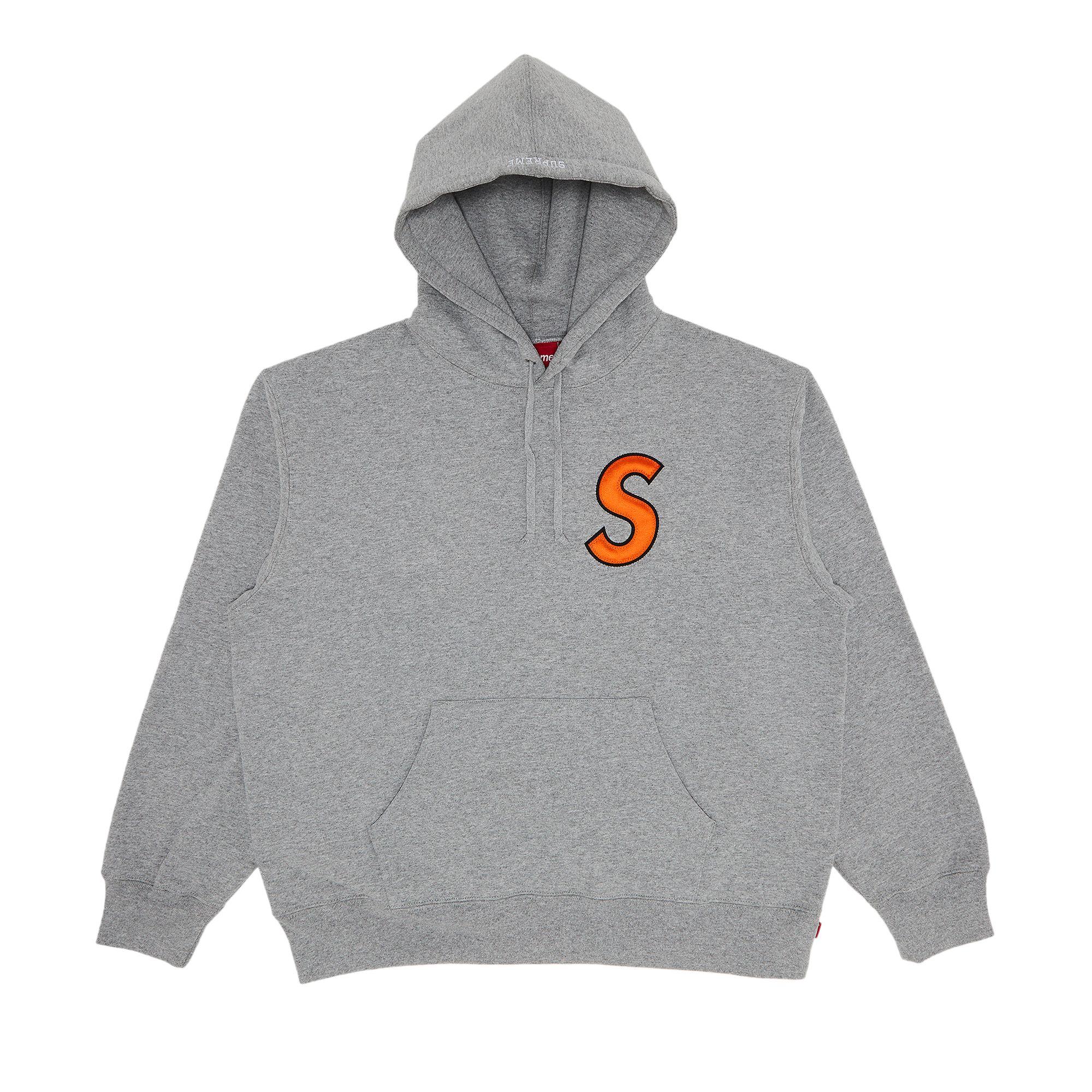 Pre-owned Supreme S Logo Hooded Sweatshirt 'heather Grey' | Men's Size M In Gray
