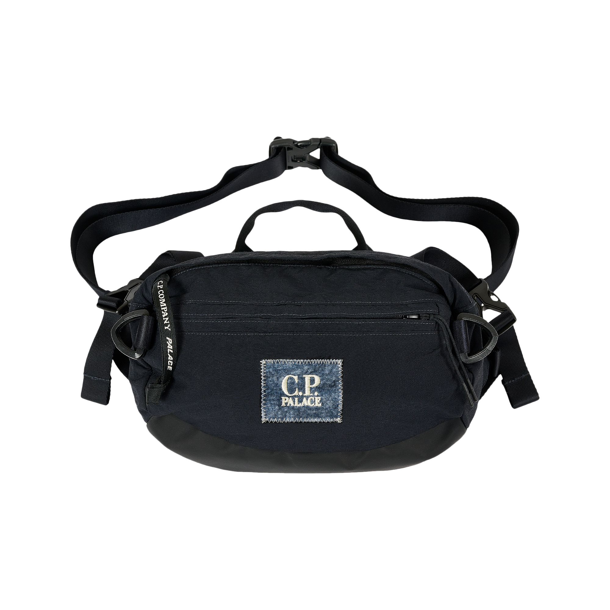 Pre-owned Palace X C.p. Company Plain Paper Touch Shoulder Bag 'navy' | Blue | Men's Size Onesize