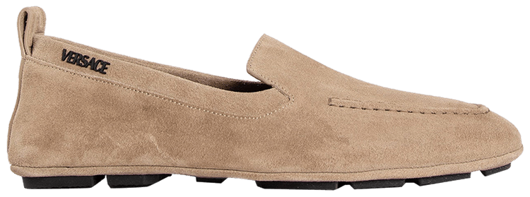 Versace Villa Driver Loafers Sand