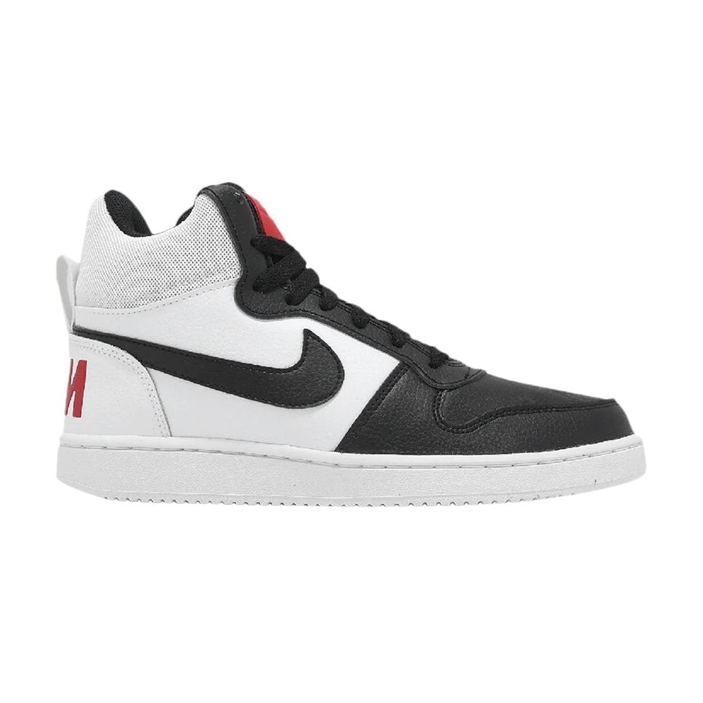 Pre-owned Nike Wmns Court Borough Mid 'white Black University Red' | Women's Size 8.5