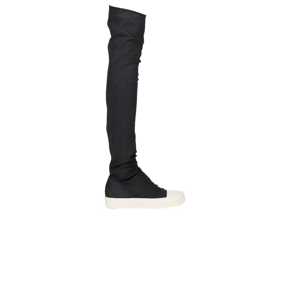 Pre-owned Rick Owens Wmns Drkshdw High Sock Sneaks 'black Wax' | Women's Size 41